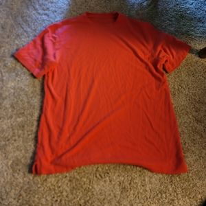 Red bugatchi shirt L